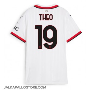 AC Milan Theo Hernandez #19 Vieraspaita Naisten 2024-25 Lyhythihainen